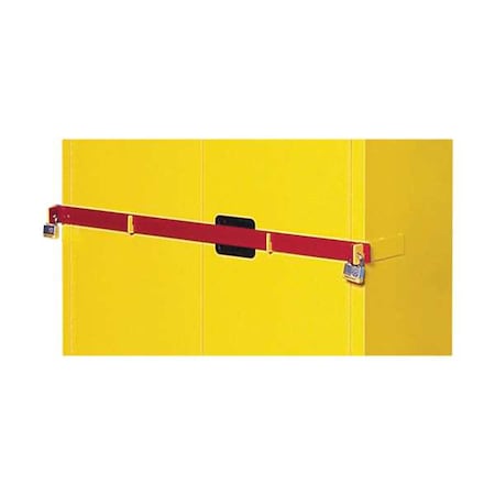 Replacement Security Bar,Red,Steel