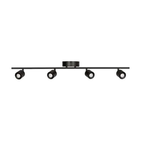 Core 4 Light LED Fixed Rail,Black