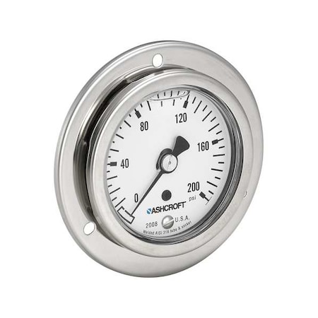 Panel Mount Pressure Gauge