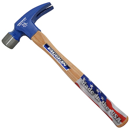 Ripping Hammer,28 Oz.,Steel,Wood Handle