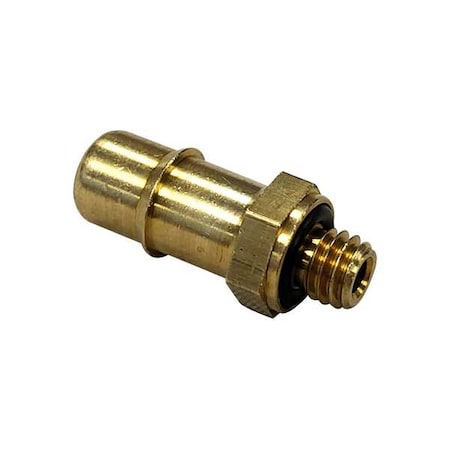 Mini Barb Fitting,1-1/4,Brass,Beaded