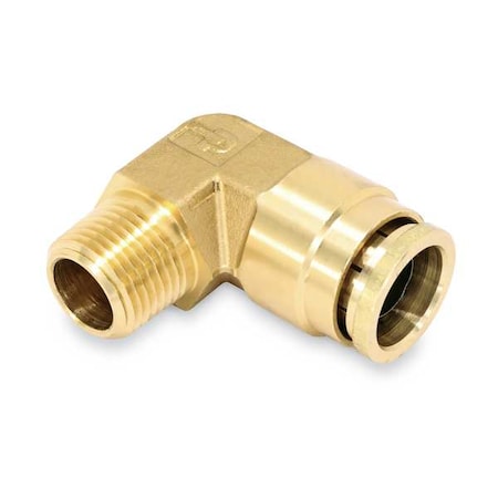Fitting,3/8,Brass,Push-to-Connect