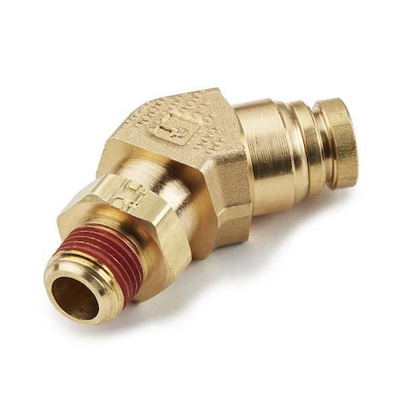 Fitting,3/8,Brass,Push-to-Connect