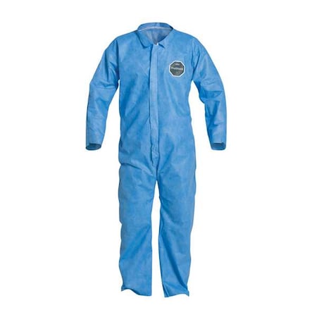 Coverall, 25 PK, Blue, ProShield(R) 10, Zipper