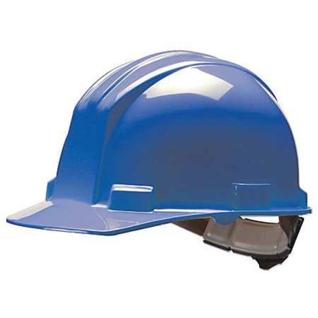 Front Brim Hard Hat, Type 1, Class C, Pinlock (4-Point), Blue
