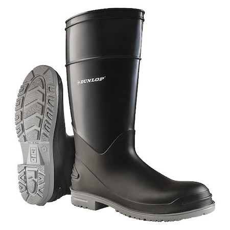 Men's Steel Rubber Boot Black