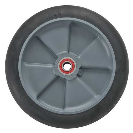 Wheel,8 In. Dia.,Rubber,2in. Wheel Width