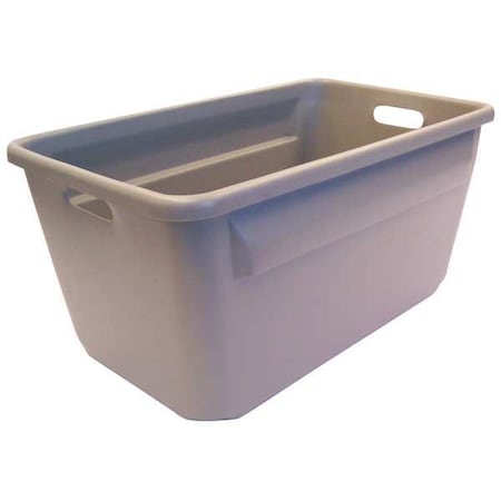Nesting Container, Gray, Fiberglass Reinforced Composite, 24 1/8 In L X 14 3/8 In W X 12 In H