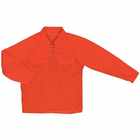 Chainsaw Shirt, Orange, Polyester, Size XL