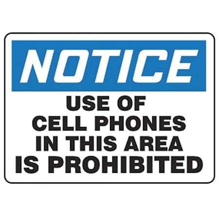 Notice Sign,10X14,Aluminum, MRFQ804VA