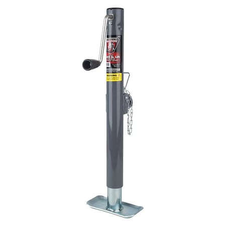 Trailer Jack Tubular Swivel,2000 Lb