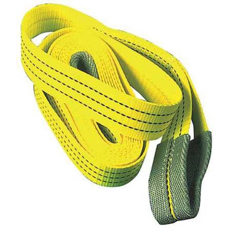 Tow Strap,2 In X 15 Ft,Yellow