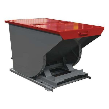 Hopper Lid,Gray,Fits 20-1/4 Cu. Ft.