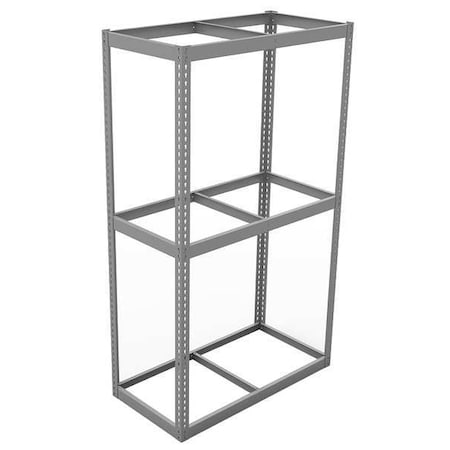 Boltless Shelving Unit, 18D X 96W X 84H, 3 Shelves, Steel