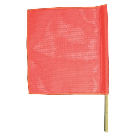 Handheld Warning Flag,Hi-Vis Orange