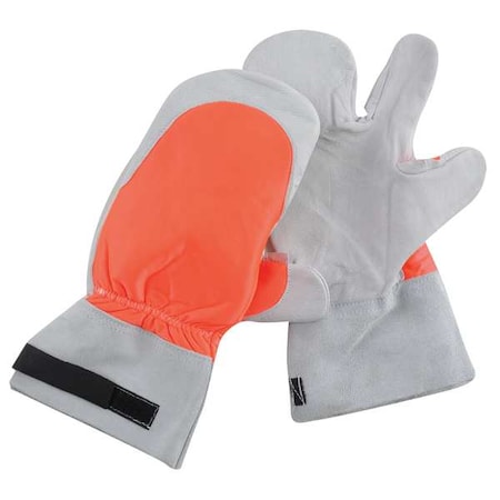 Coated Gloves,Orange,L,PR