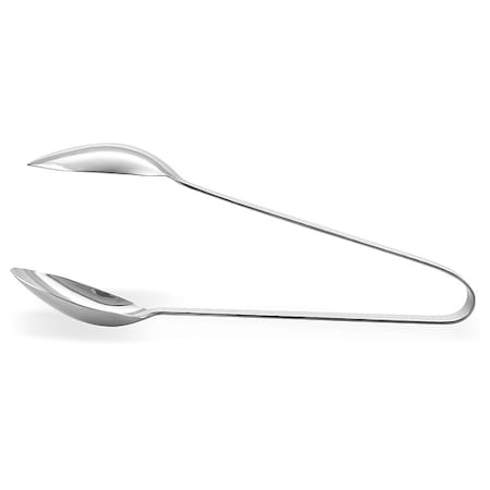 Serving Tongs,10 In L,SS,Silver