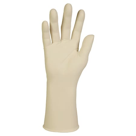 Disposable Gloves, Latex, Beige, 200 PK