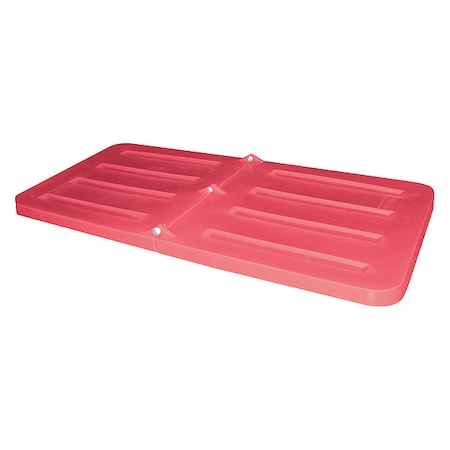 Tilt Truck Lid,Red,Fits 29-3/4 Cu. Ft.