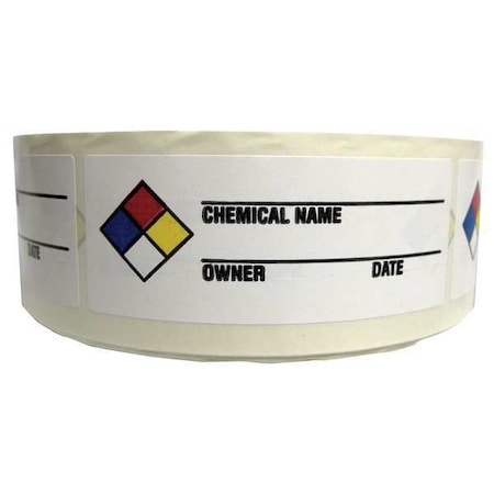 NFR Label,1-1/2 In. H,Paper,PK1000