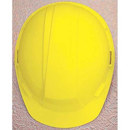 Front Brim Hard Hat, Type 2, Class E, Ratchet (4-Point), Yellow