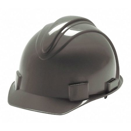 Front Brim Hard Hat, Type 1, Class E, Ratchet (4-Point), Gray