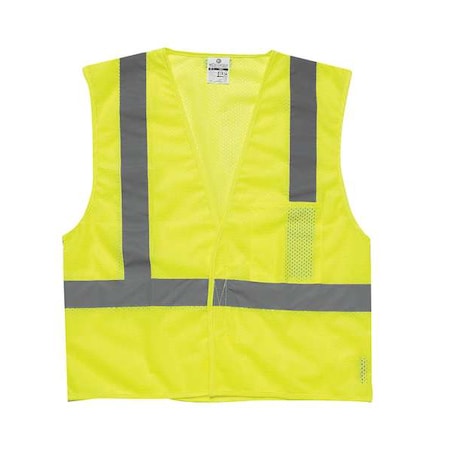 Large Class 2 High Visibility Vest, Lime