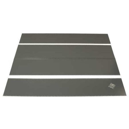 Panel Kit,24 Ga.,Gray,48 In. W,12 In. D