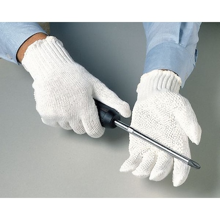 Abrasion Resistance Knit Glove,Cotton,PR