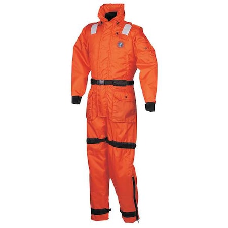 Work Suit,Neoprene,Orange,XL