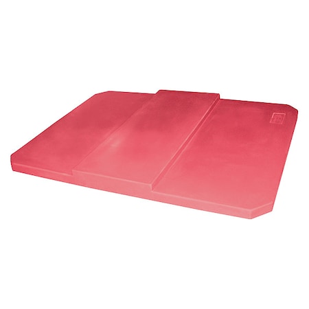 Cube Truck Lid,Red,Fits 17-2/5 Cu. Ft.