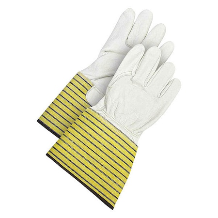 Full Grain Combo 5 Safety Cuff Palm Lined, Size L