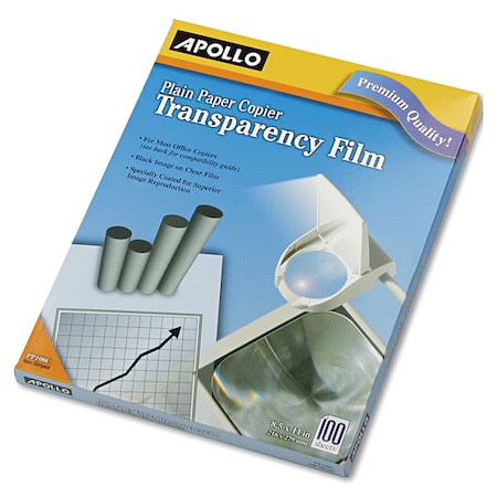Plan Paper Transperancy Film,Clear,PK100