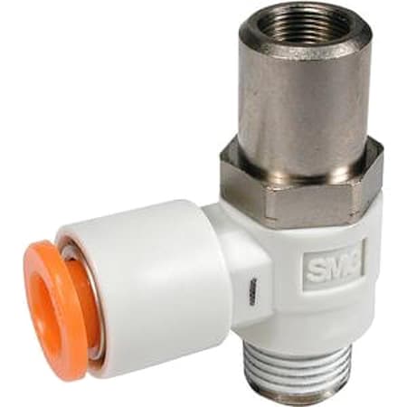 Flow Control Valve,1/4 In Tube,1/8 In