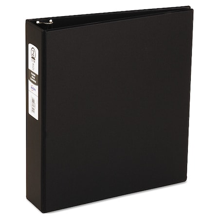 2 Round Economy Binder, Black, 11 X 8.5