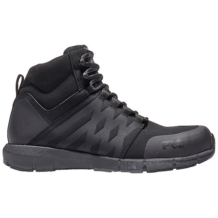 Size 12 Men's Athletic High-Top Composite Work Boot, Black