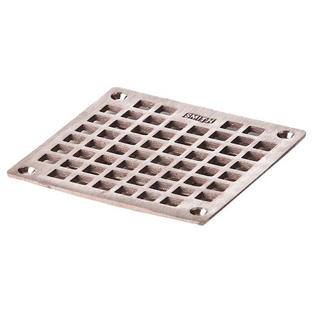 4-5/8 Nickel Bronze Floor Drain Grate