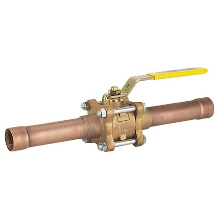 Med Gas Valve,13.86 In L,1/2 In Pipe