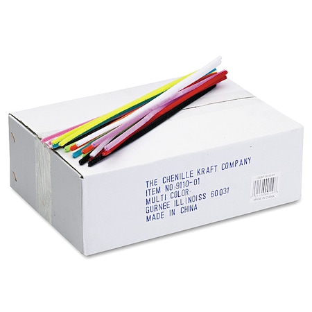 Jumbo Pipe Cleaners,Polyester,PK1000