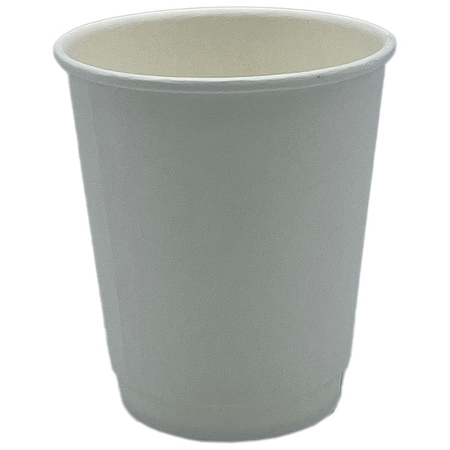 Disposable Hot Cup,8oz,White,PK500