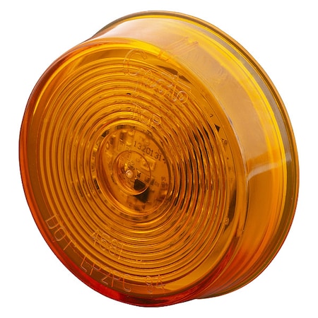 Lamp,Optic Lens,LED,2.5 In.,Yellow