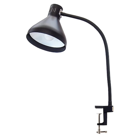 Task Light,Gooseneck,8.5 W,Black