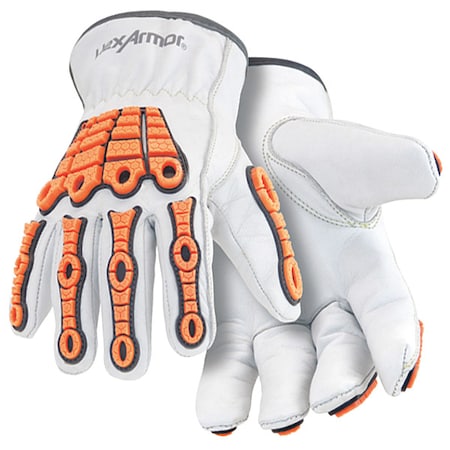 Cut Resistant Impact Gloves, A5 Cut Level, Uncoated, 3XL, 1 PR