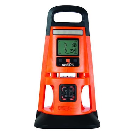Multi-Gas Detector, 69 Hr Battery Life, Orange