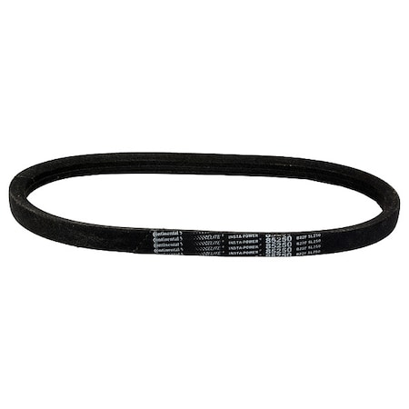 V-belt,63 In L,1/2 In W Top,Rubber