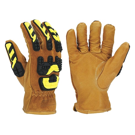 Cut Resistant Impact Gloves, A5 Cut Level, Uncoated, XL, 1 PR