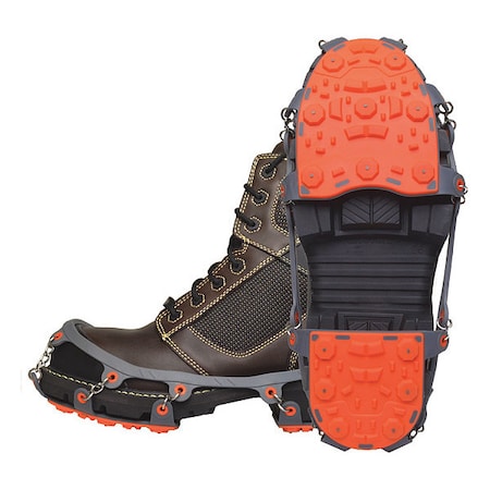 Ice Cleats,Unisex,Gray/Orange,PR