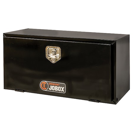 Underbody Truck Box,Black,Hinged,Steel