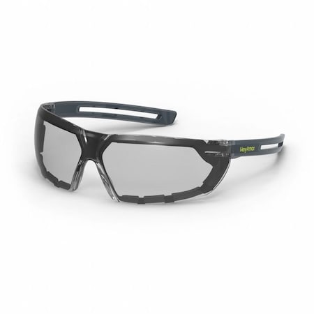 Safety Glasses, Gray Polycarbonate Lens