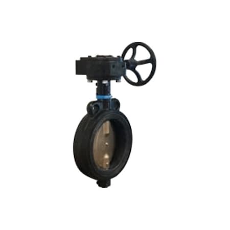 Butterfly Valve,Wafer,8 In,Gear Handle